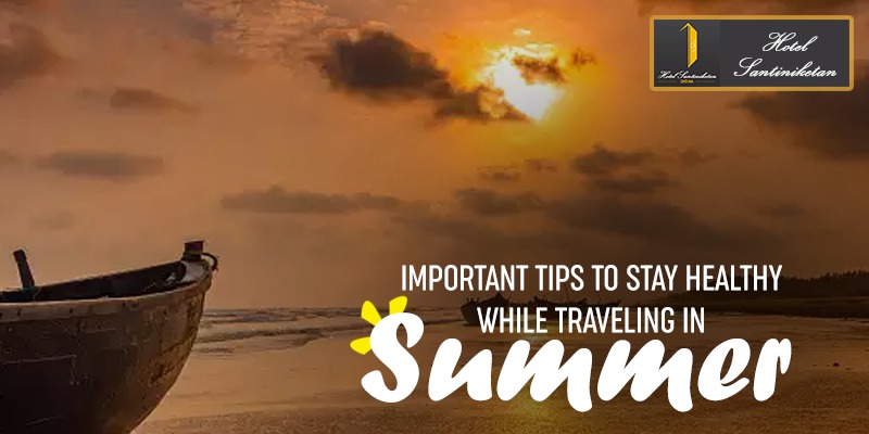 Important tips to stay healthy while traveling in summer | Hotel Santiniketan