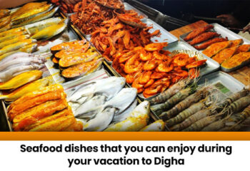 Seafood dishes in new Digha